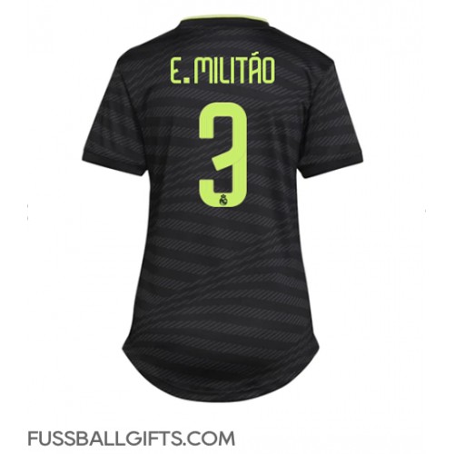 Real Madrid Eder Militao #3 Fußballbekleidung 3rd trikot Damen 2022-23 Kurzarm